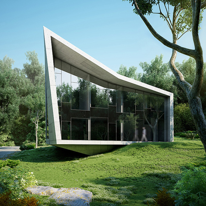 Загородный дом для отдыха молодой семьи от STARH Architects