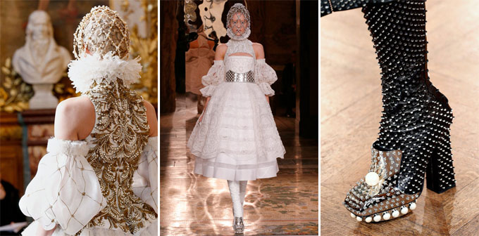 Неделя моды в Париже: Alexander McQueen осень 2013