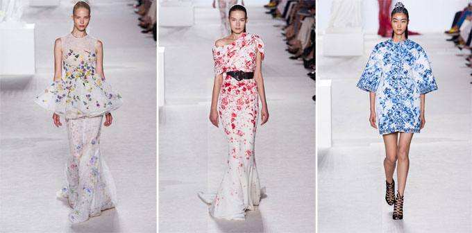 Романтичная коллекция Giambattista Valli: Haute Couture осень 2013