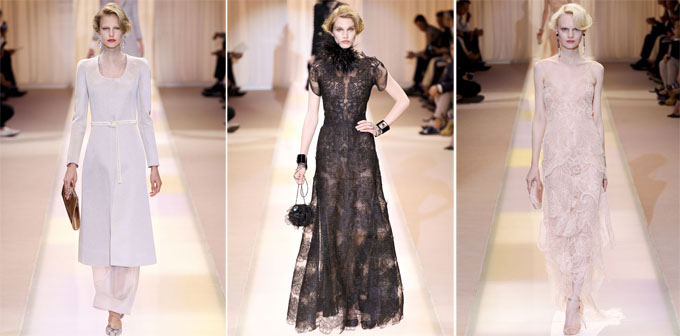 Осенняя коллекция haute couture от Armani Prive