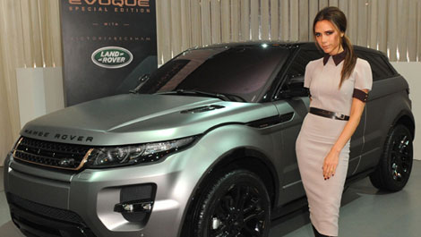 Ограниченный выпуск Range Rover Evoque 2012 от Виктории Бэкхэм