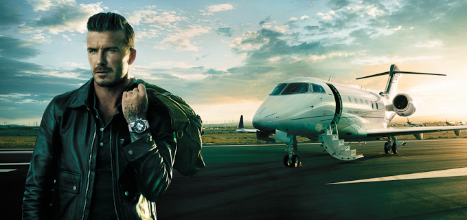 Дэвид Бэкхем доверился Breitling