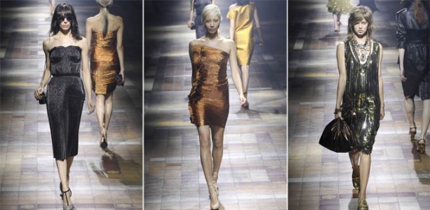 блестящая коллекция, в прямом смысле слова, Lanvin весна 2014 на неделе моды в париже блестящая коллекция, в прямом смысле слова, Lanvin весна 2014 на неделе моды в париже