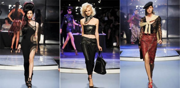 настоящее супер шоу на Paris Fashion Week: Jean Paul Gaultier весна 2014