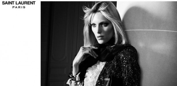Весеннюю коллекцию 2013 Saint Laurent Paris представила модель Аня Рубик Весеннюю коллекцию 2013 Saint Laurent Paris представила модель Аня Рубик