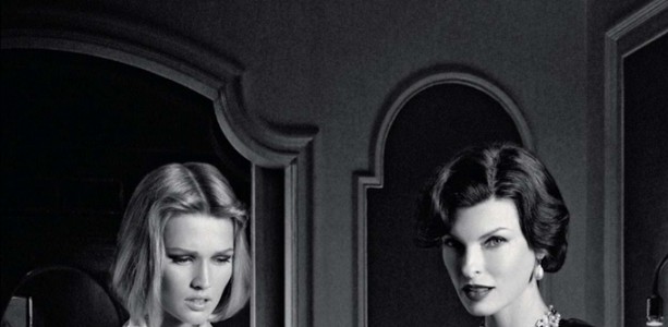 Линда Евангелиста и Тони Гаррн в фотосессии для журнала Vogue Russia Линда Евангелиста и Тони Гаррн в фотосессии для журнала Vogue Russia
