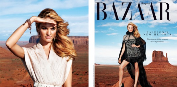 Кэндис Свэйнпоул  поучаствовала в фотосессии для Harper’s Bazaar